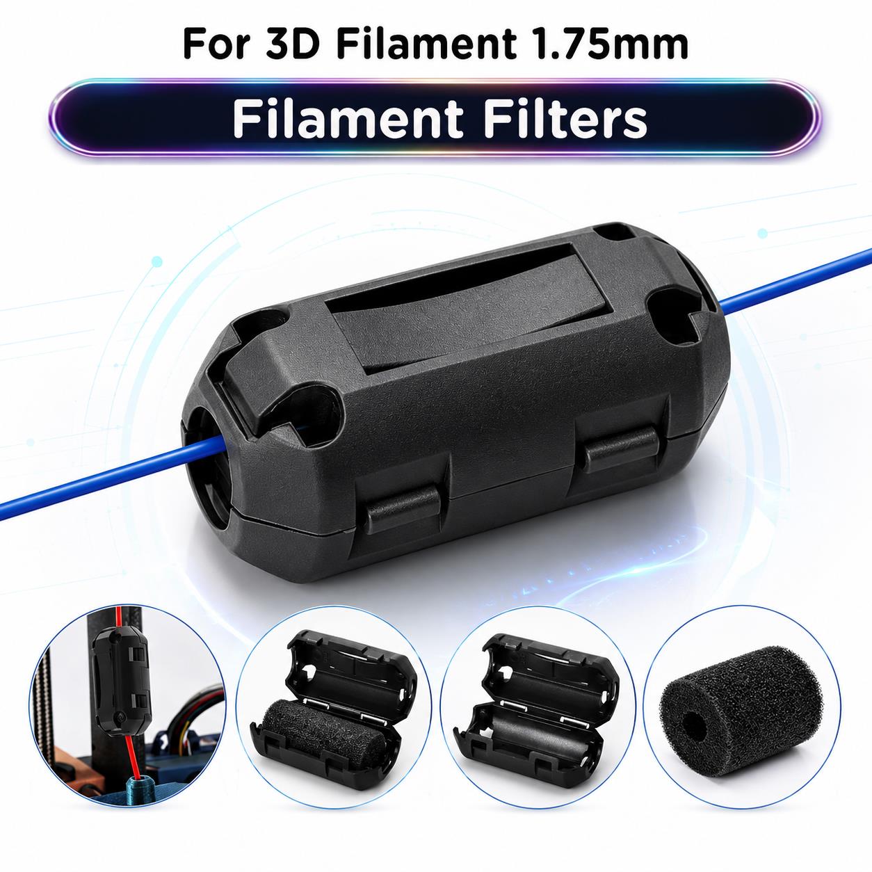 Abs Filament - 3Dプリンター部品 PLA ABS TPU PETG フィラメント