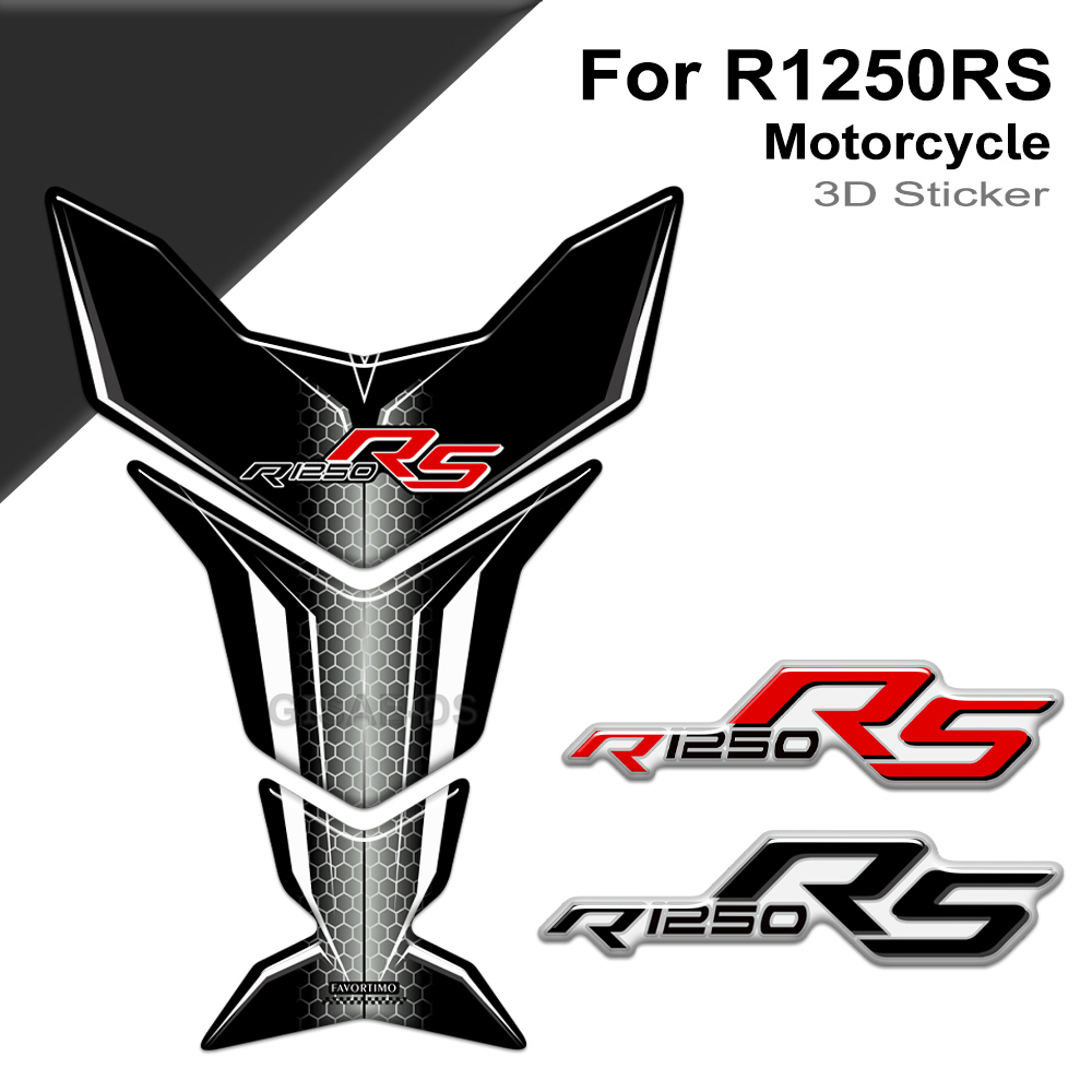 Resin Vat - R1250RS R1250 R 1250 RS オートバイステッカーデカールガス燃料油キット膝タンクプロテクターパッドグリップステッカー