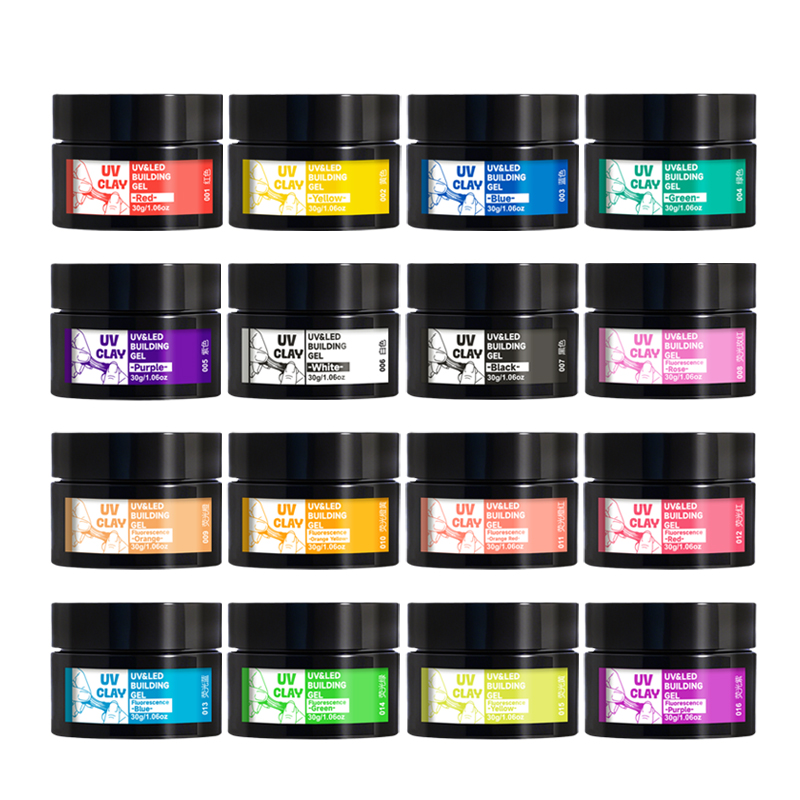 Uv Resin - 16色のUVレジンパテ - 1本あたり30g/10.06オンス、工芸品、アート作品、型作りなどに適した多機能接着剤