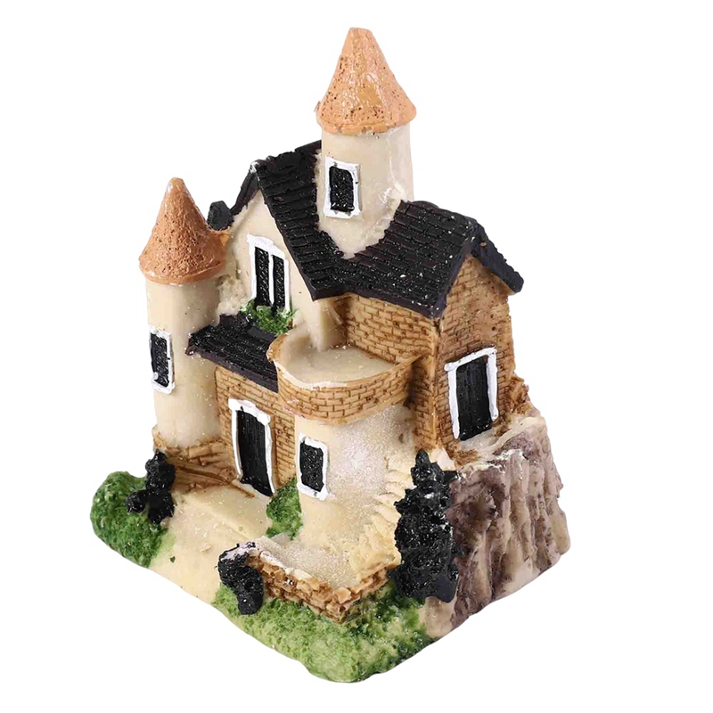 かわいいミニ樹脂ハウス ミニチュアハウス 妖精の庭の風景 ホ - Resin のレビューと価格