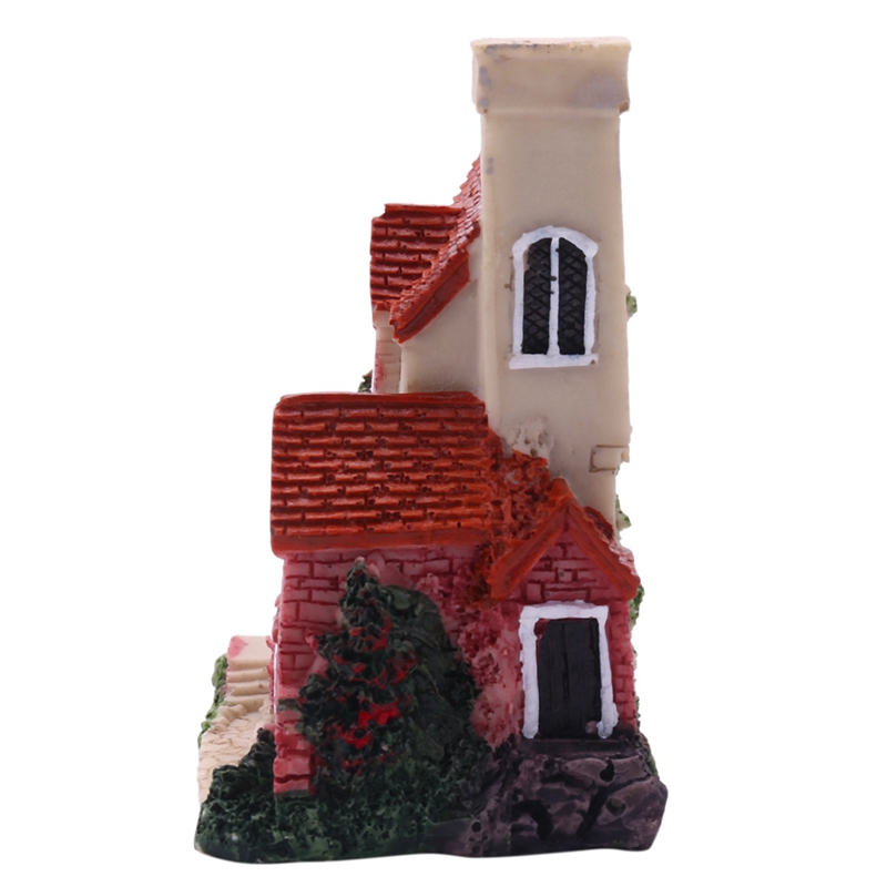 かわいいミニ樹脂ハウス ミニチュアハウス 妖精の庭の風景 ホ - Resin のレビューと価格