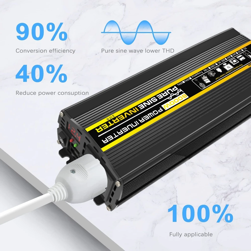 3000 ワット-8000 ワット純粋な正弦波電力インバータ - Resin Vat のレビューと価格