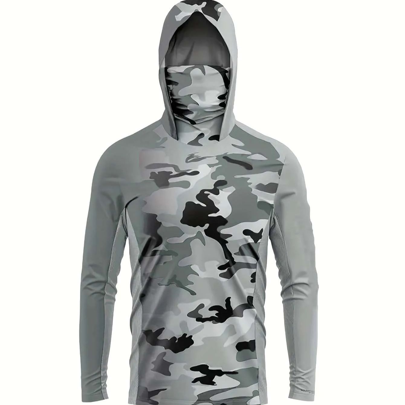 アウトドアフィッシャーマンフード付き長袖Tシャツ、グラデーシ - Resin のレビューと価格