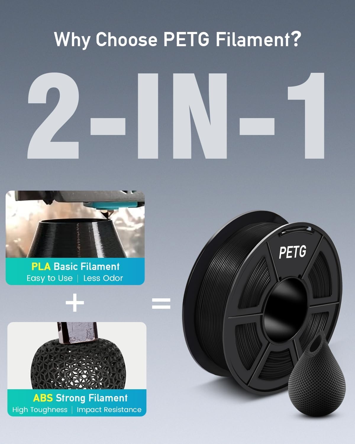 SUNLU PETG透明フィラメント 1ロール 1.75±0 - Filament 1.75 のレビューと価格