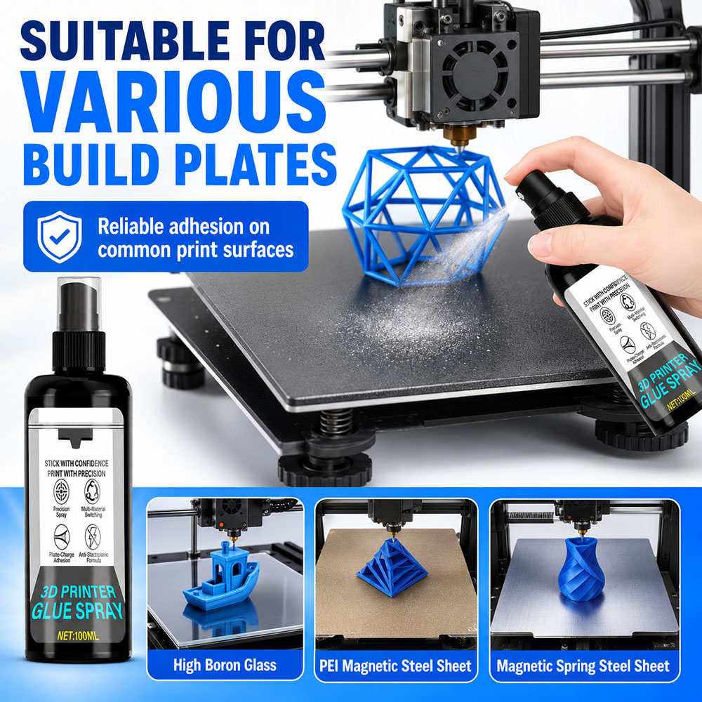 100/200ml 強力3Dプリンター用接着スプレー - P - Abs Filament のレビューと価格