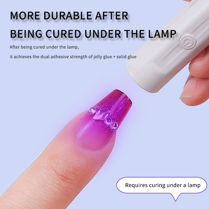 両面接着剤ネイルステッカー粘着タブ防水通気性偽ネイルグルース - Uv Resin のレビューと価格
