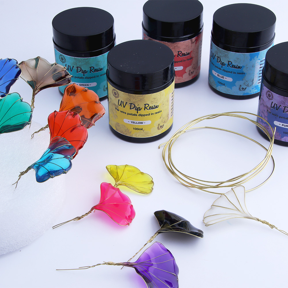 12色のUVディッピングレジン（ワイヤー形状用） – 1本あ - Uv Resin のレビューと価格