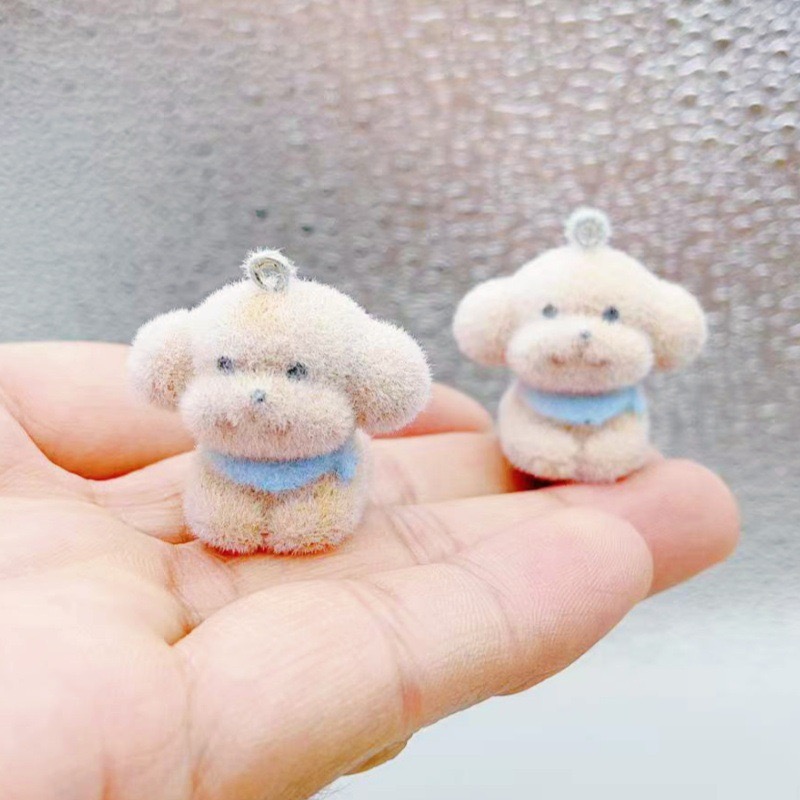 10個入り フロッキードッグ漫画3Dアニマル リトルコジ テ - Resin のレビューと価格