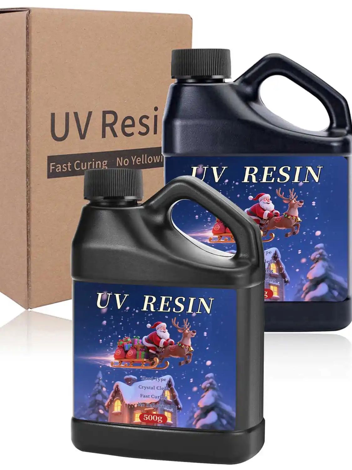 100-1000g クリスマス透明UVレジン ハードタイプ  - Uv Resin のレビューと価格